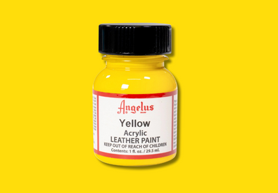 Acrylic Leather Paint - Yellow image