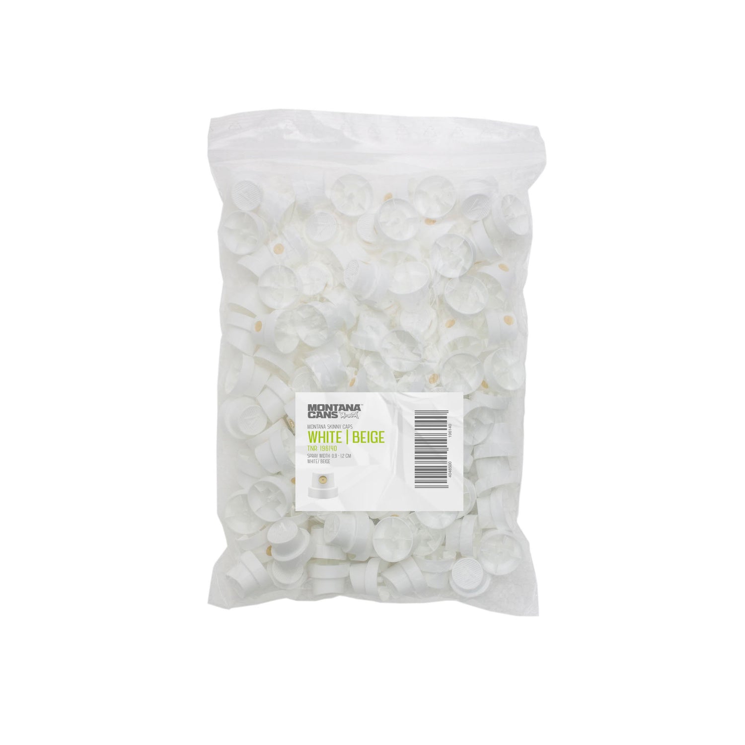 Aerosol Nozzle - Montana Skinny Cap White/Beige - Pack of 100 image 0