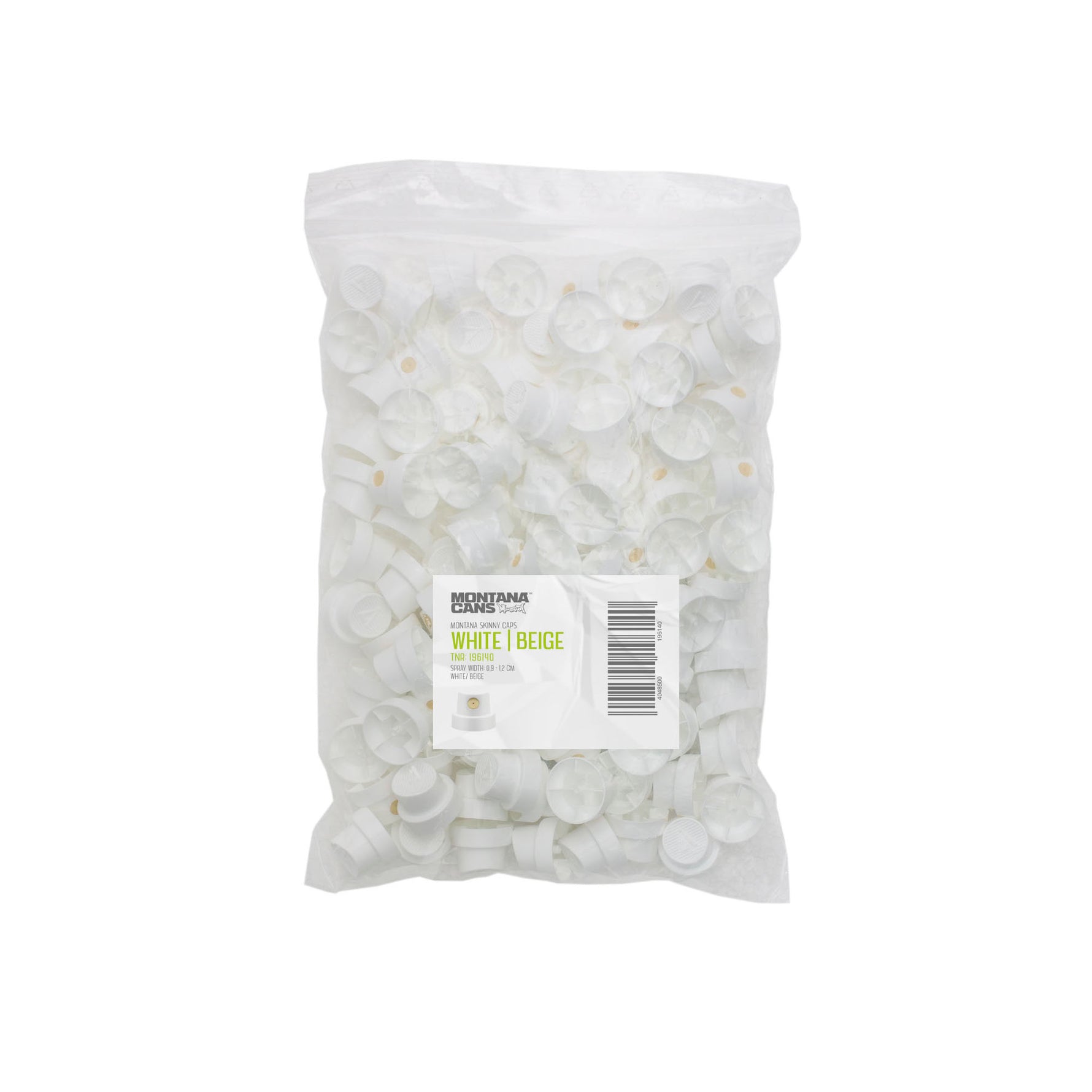 Aerosol Nozzle - Montana Skinny Cap White/Beige - Pack of 100 image 0
