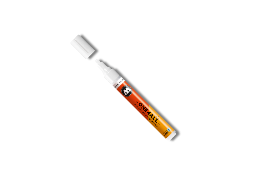 MOLOTOW ONE4ALL Glossy Marker 227HS - 251 White Gloss image