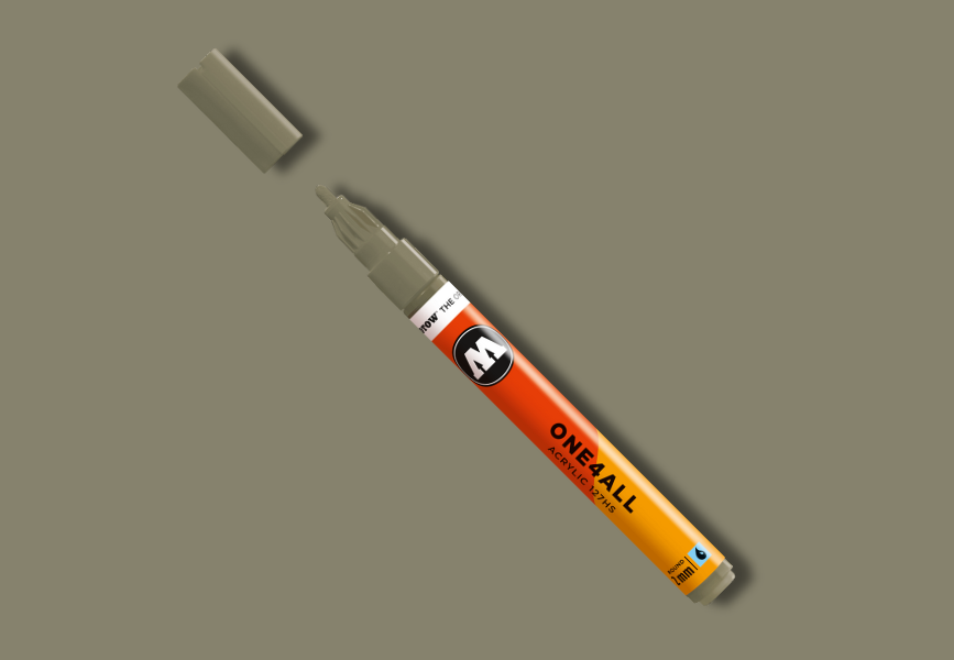 MOLOTOW ONE4ALL Marker 127HS - 261 Stone Grey Middle image