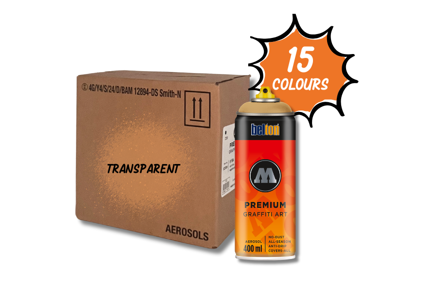 MOLOTOW Premium Transparent - Box of 6 image 0