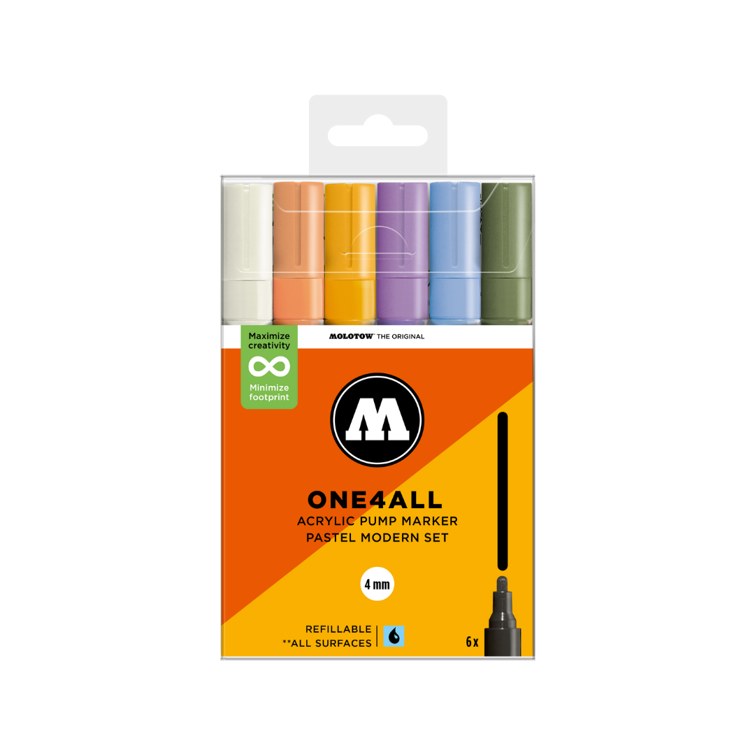 MOLOTOW ONE4ALL Marker Set 227HS - Pastel Modern image 0