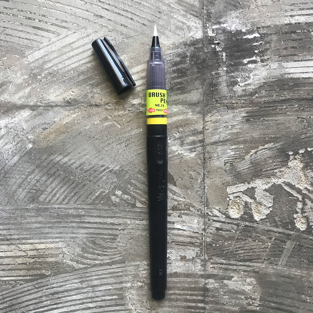 Kuretake Brush Pen Small - Black image 0