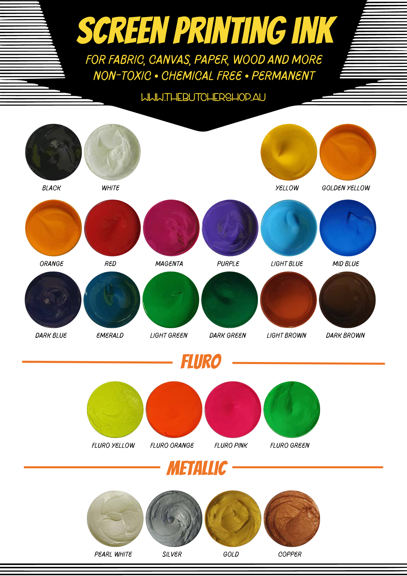 Screen Printing Ink - For Darks image 1