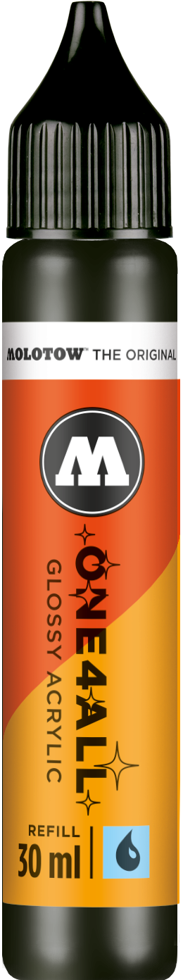 MOLOTOW ONE4ALL Glossy Refill 30ml - 252 Black Gloss image