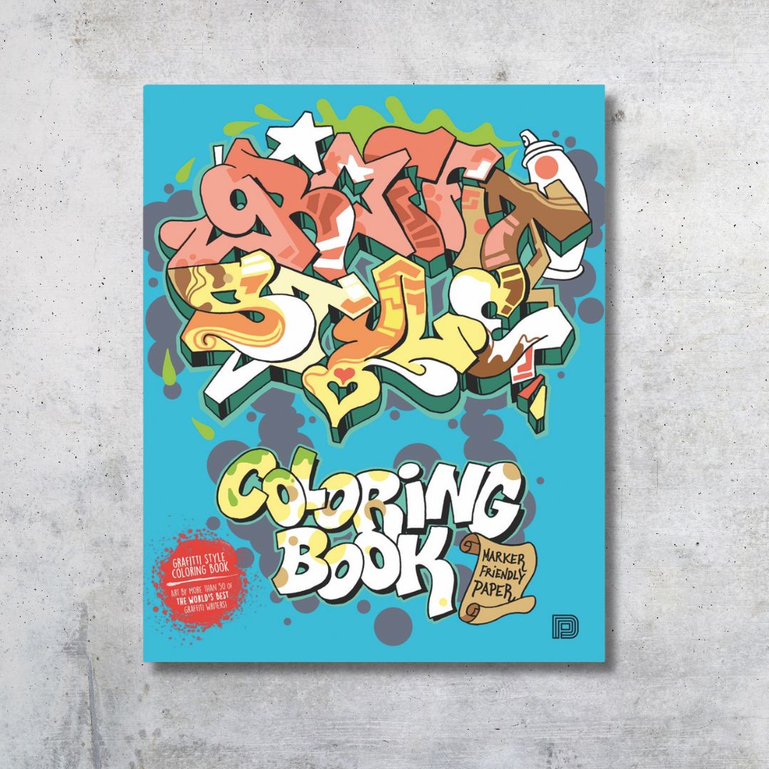 Graffiti Style Coloring Book image 0
