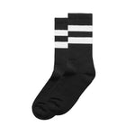 1210 Relax Stripe Sock - Black/White, Size US 9-13 image