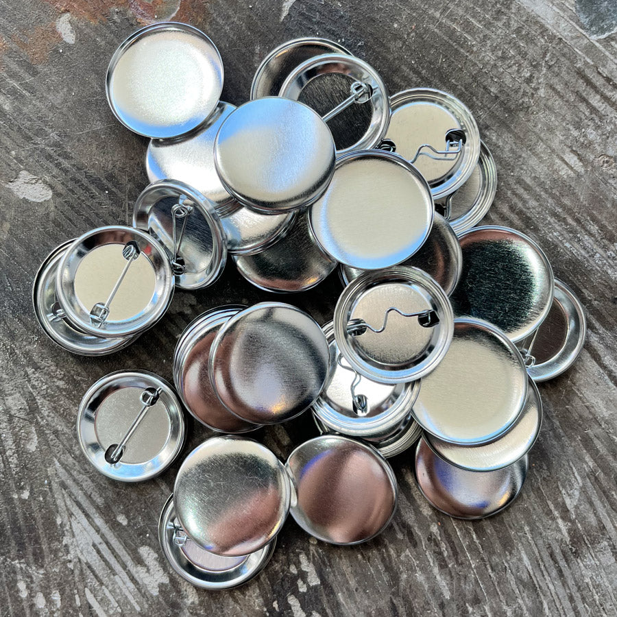 Button Badge Parts - 55mm - Pin Back image 0