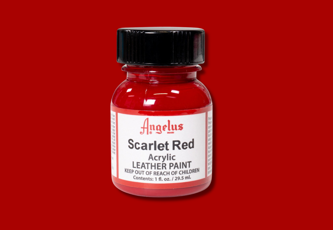 Acrylic Leather Paint - Scarlet Red image