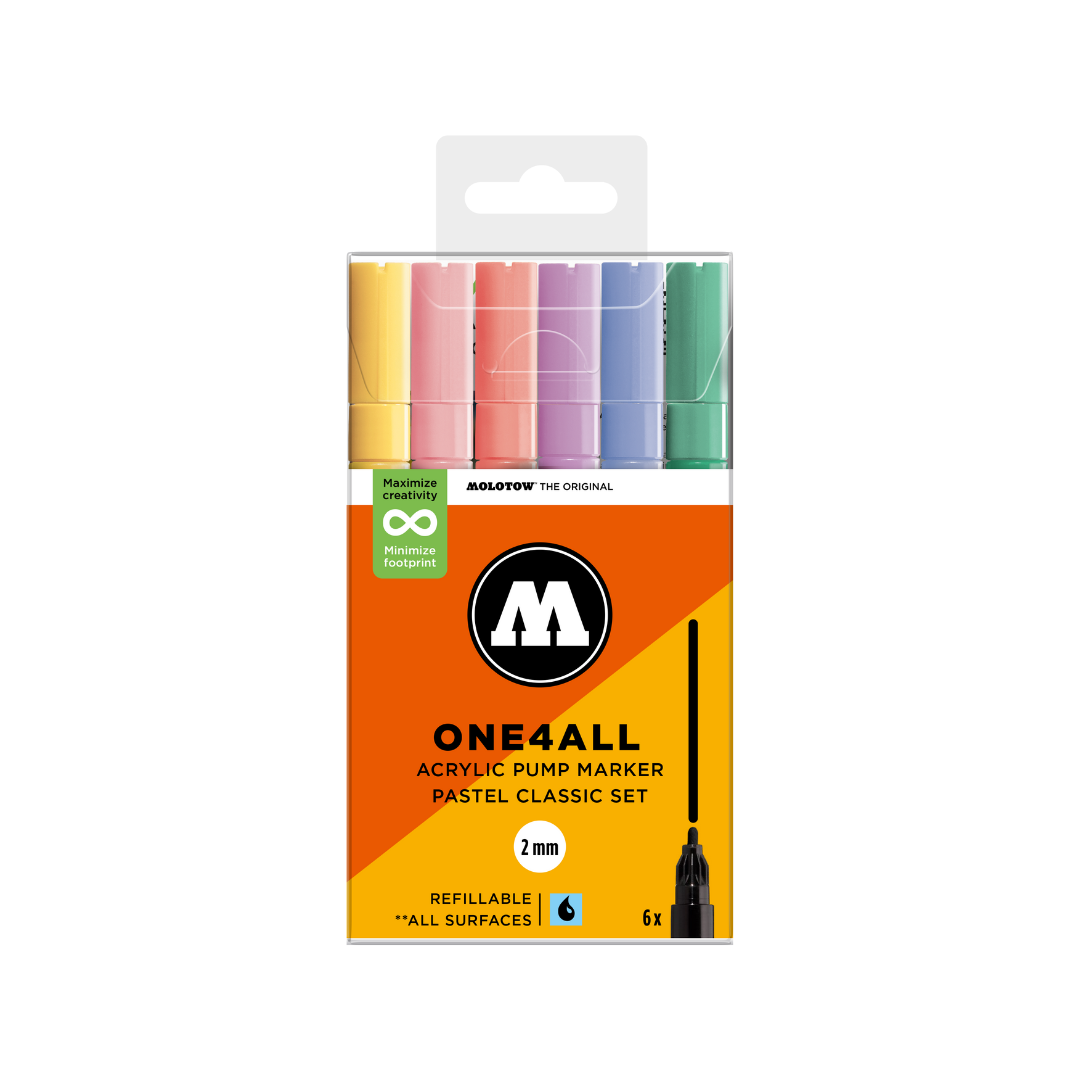 MOLOTOW ONE4ALL Marker Set 127HS - Pastel Classic image 0