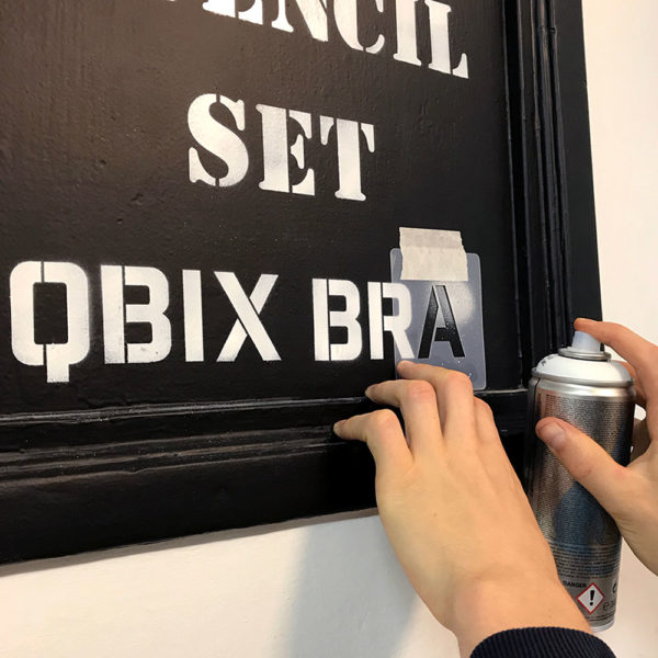 QBIX Plastic Stencil Set - Number Modern - Large image 3