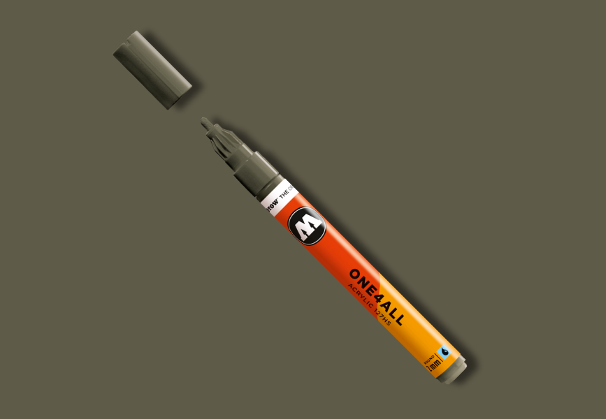 MOLOTOW ONE4ALL Marker 127HS - 260 Stone Grey Dark image