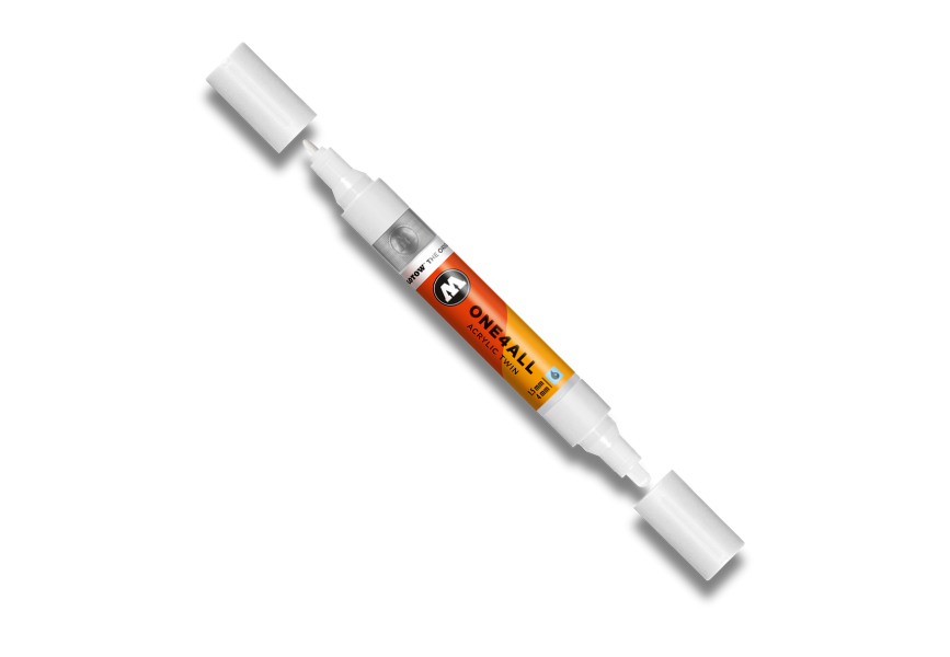 MOLOTOW ONE4ALL Marker Twin - 160 Signal White image