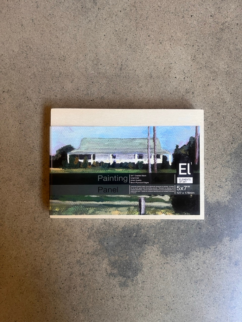 Wood Painting Panel 5 x 7" image 0