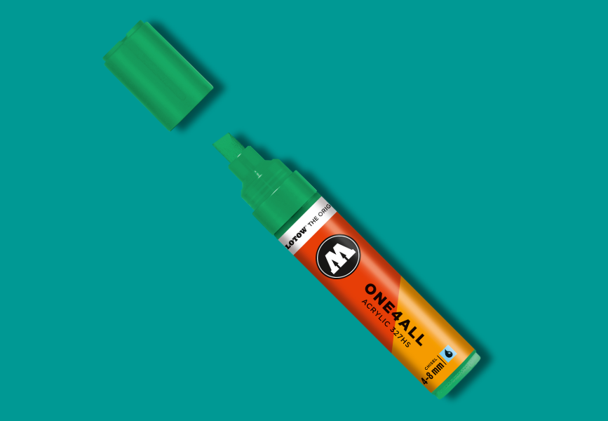 MOLOTOW ONE4ALL Marker 327HS - 206 Lagoon Blue image