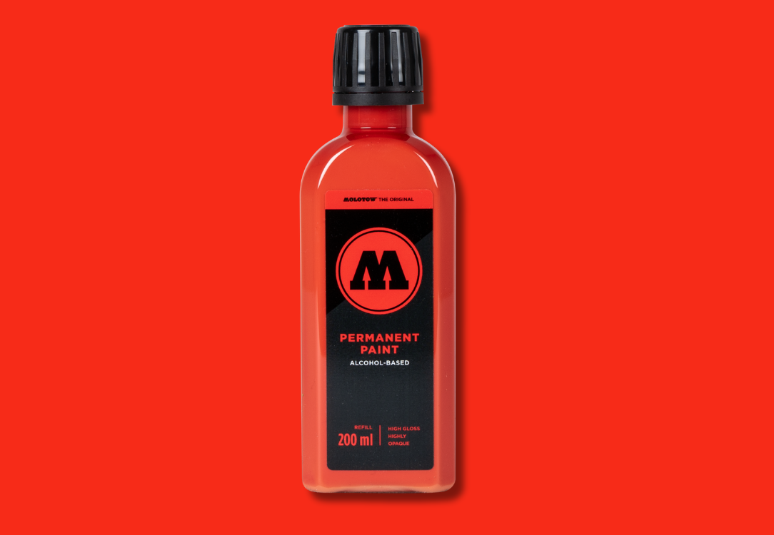 MOLOTOW Permanent Paint 200ml - Traffic Red image