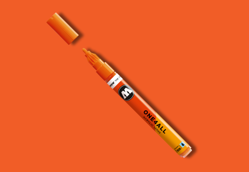 MOLOTOW ONE4ALL Marker 127HS - 085 Dare Orange image