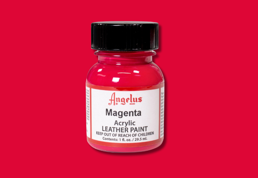 Acrylic Leather Paint - Magenta image
