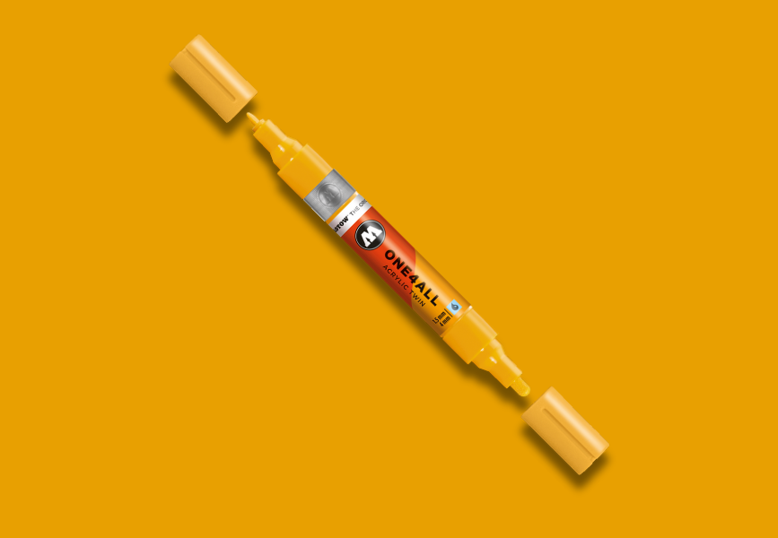 MOLOTOW ONE4ALL Marker Twin - 258 Mustard Yellow image