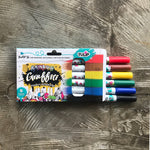 Tulip Graffiti Fabric Markers - Rainbow - 6pc (Bullet Tip) image 2