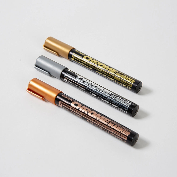 Chrome Marker - Set of 3