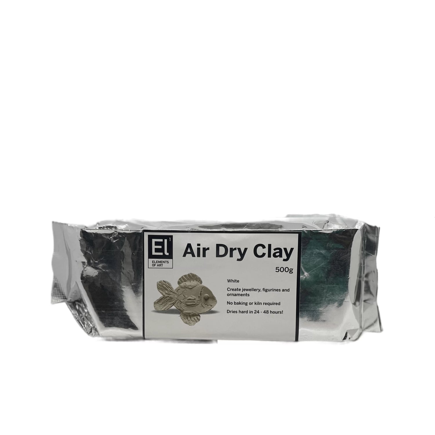 Air Dry Clay 500g - White image 0