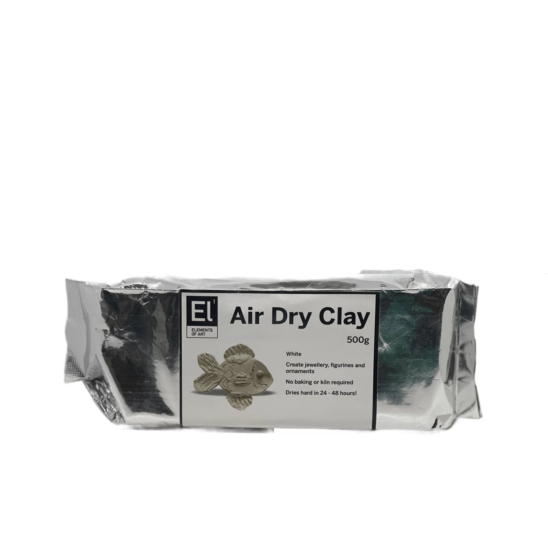Air Dry Clay 500g - White image 0