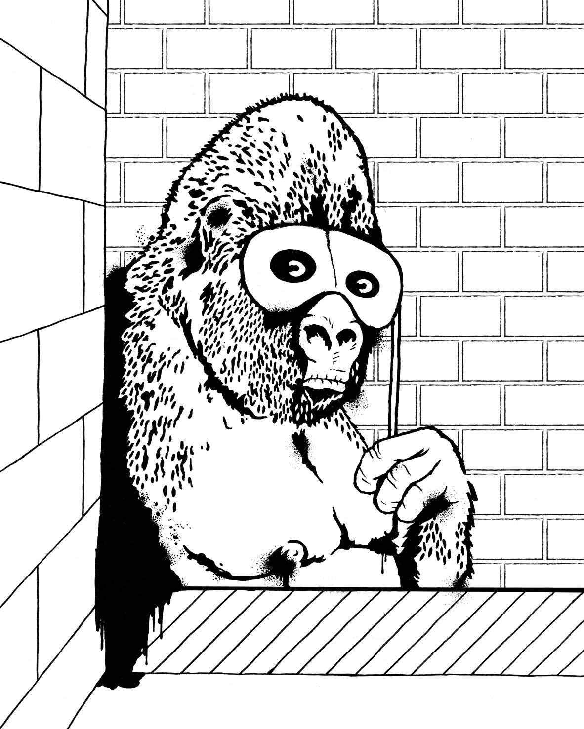 Banksy Coloring Book - Unofficial image 3