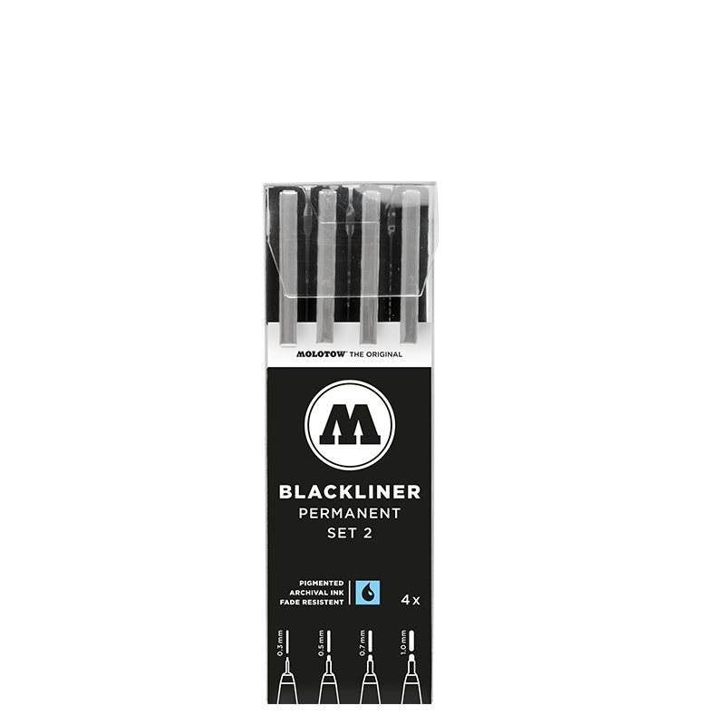MOLOTOW Blackliner Set - 4pc - Set 2 image 0
