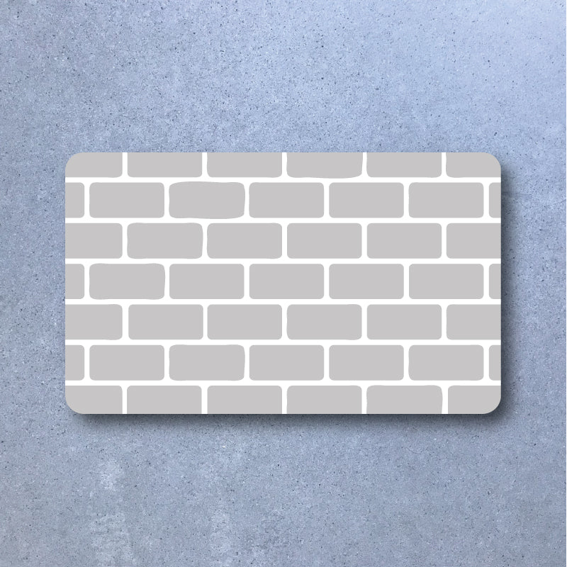 Super Tack Sticker Pack 50pc - Grey Brick image 0