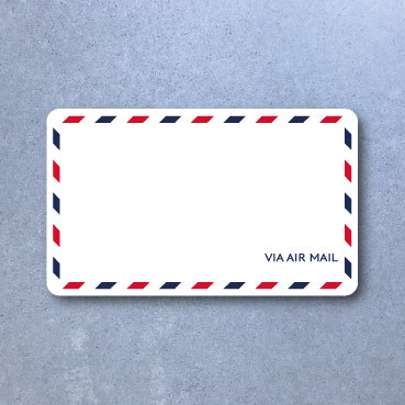 High Tack Sticker Pack 50pc - Air Mail image 0
