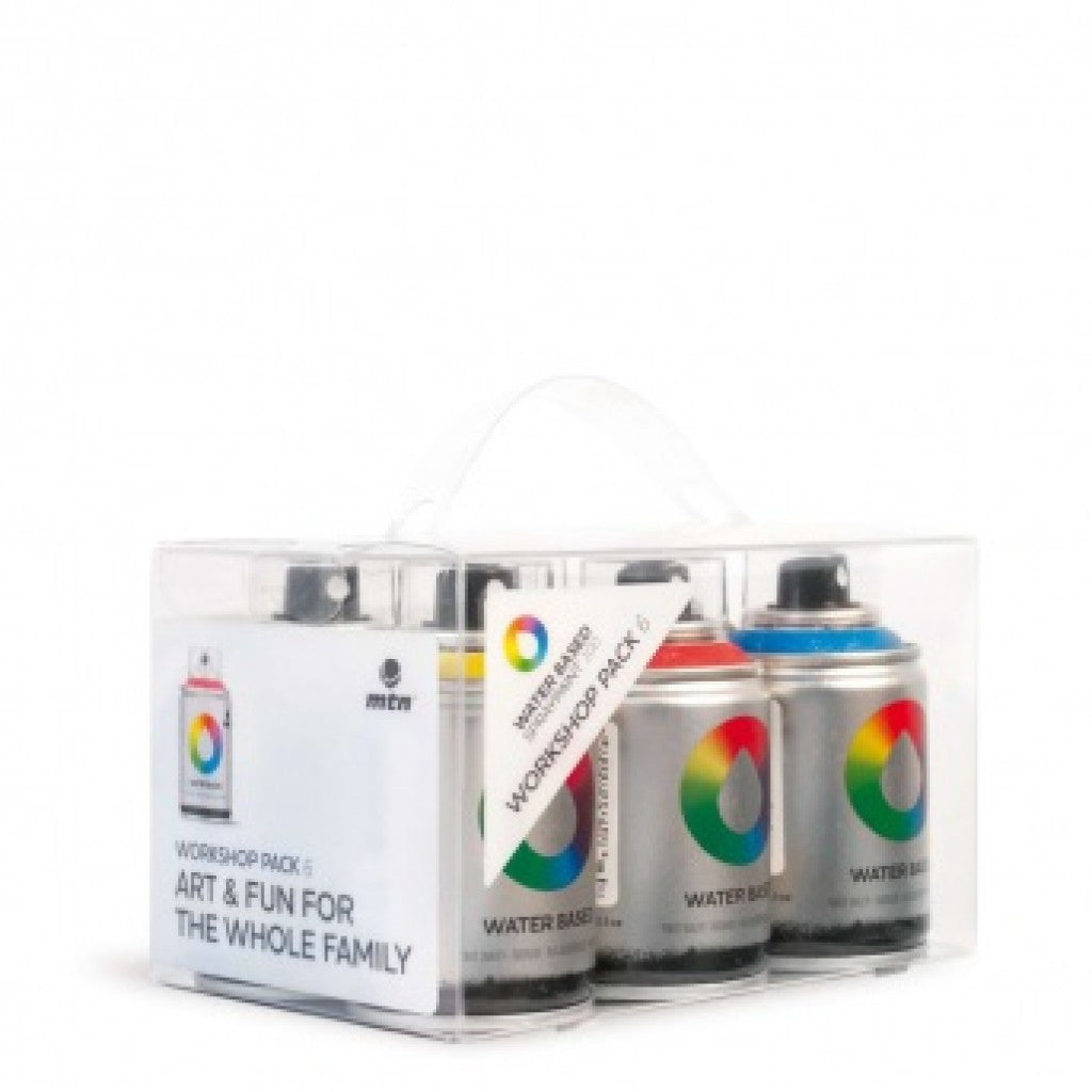 MTN Water Based 100ml Workshop Pack - 6 Cans image 0