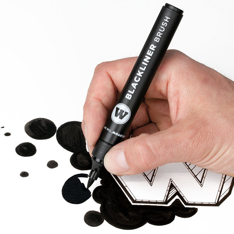 MOLOTOW Blackliner Brush Marker image 2