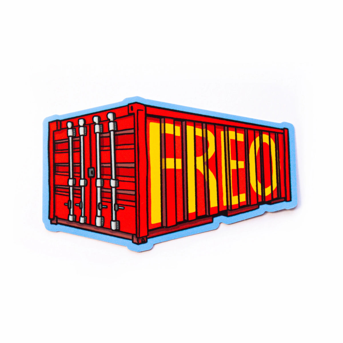 Sticker- Freo Shipping Container