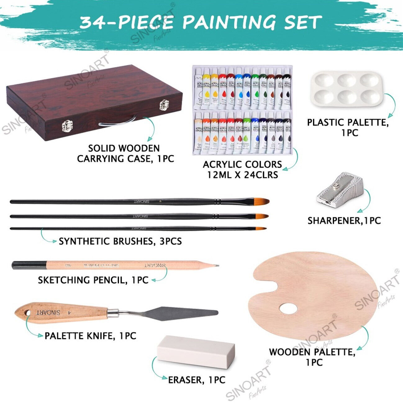 Acrylic Painting Box Set image 2