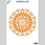 QBIX Stencil 1 Layer - Plastic - Mandala 6 image 2