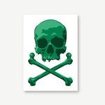 QBIX Stencil 3 Layer - Plastic - Skull - Pirate image 3