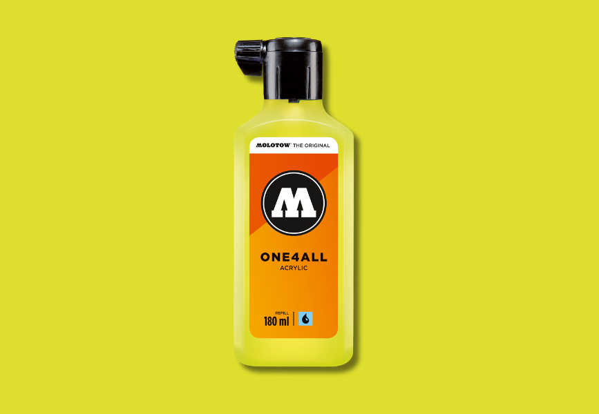 MOLOTOW ONE4ALL Refill 180ml - 263 Neon Green Light image