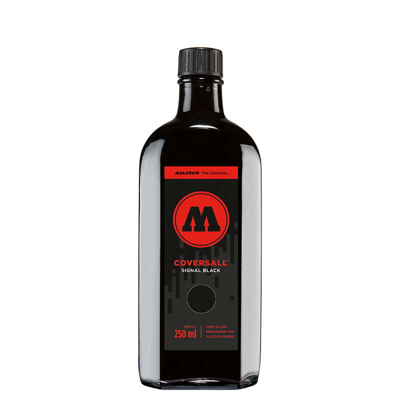 MOLOTOW COVERSALL Refill 250ml (Glass Bottle - For Markers) image 0