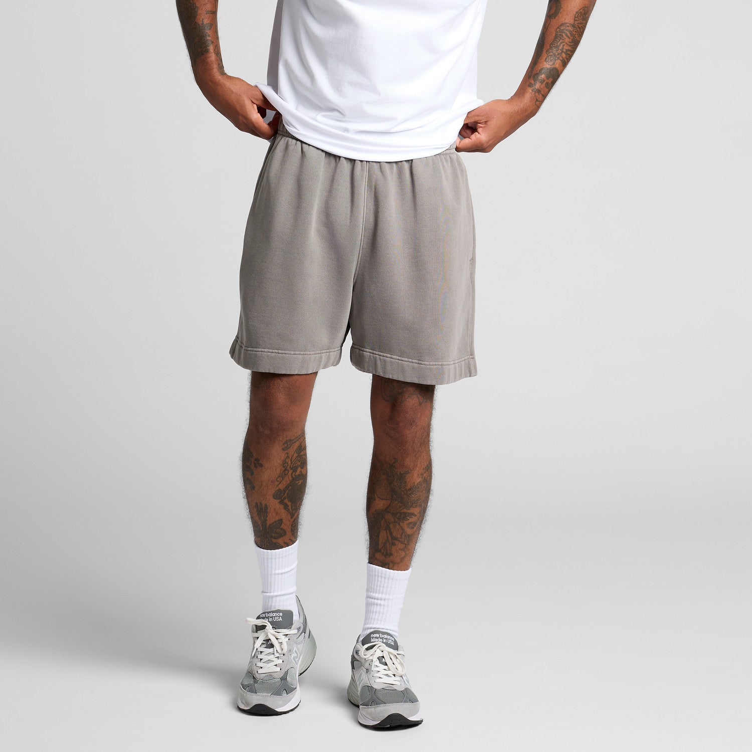 5939 Relax Faded Track Shorts image 3