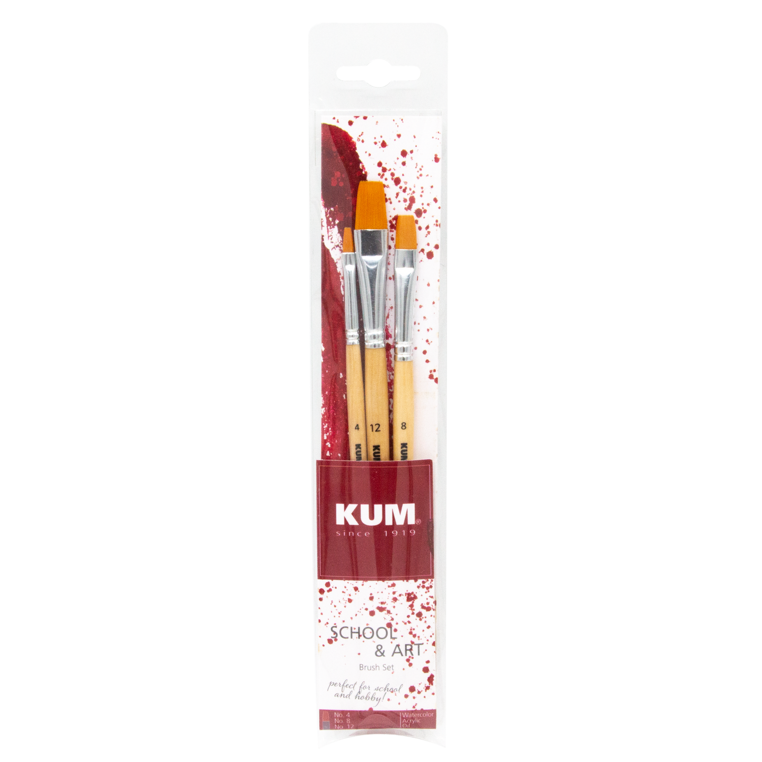 KUM School and Art Brush Set - Flat image 0