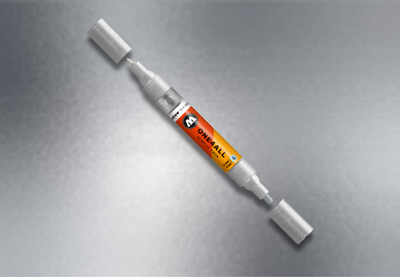 MOLOTOW ONE4ALL Marker Twin - 227 Metallic Silver image