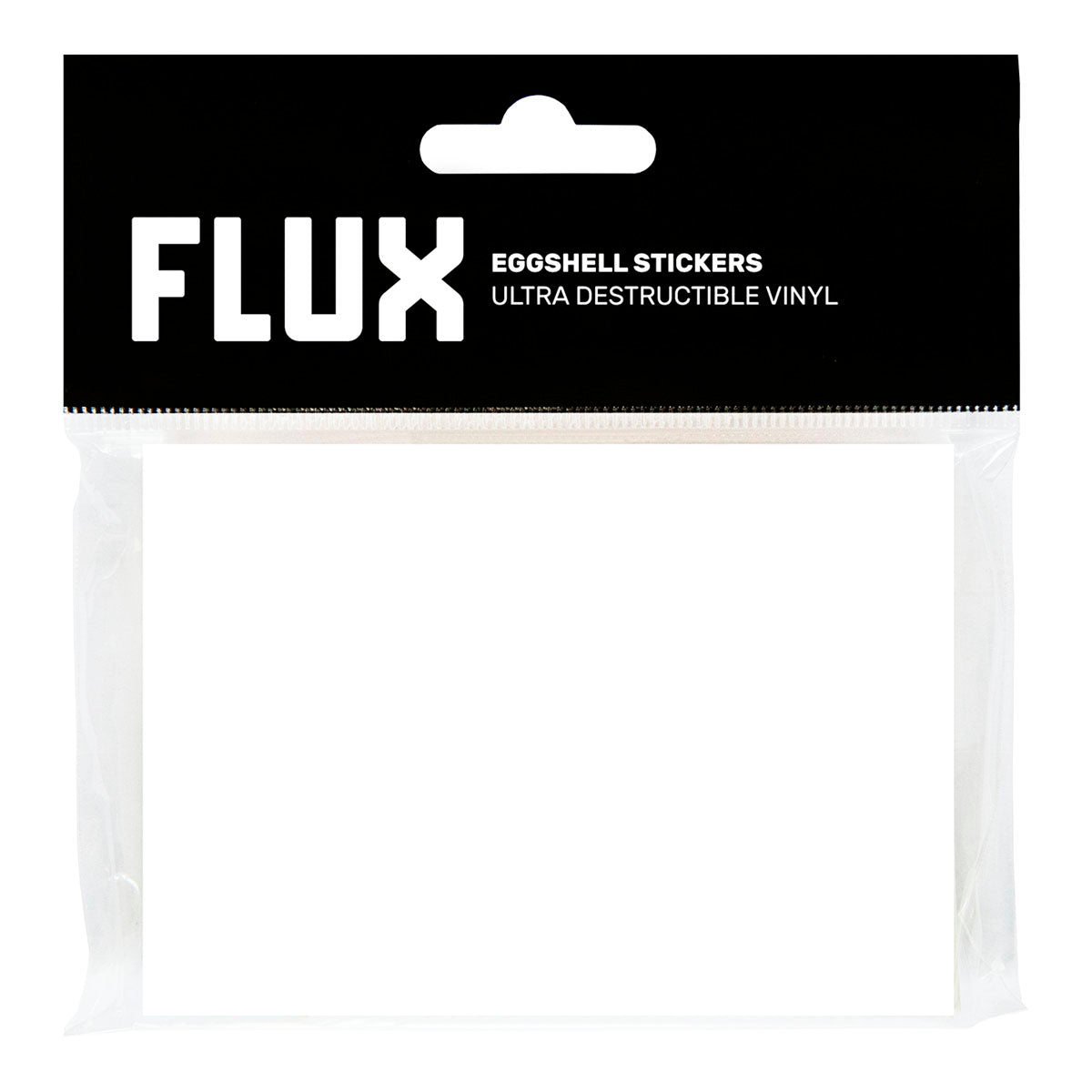 FLUX Eggshell Stickers - White image 0
