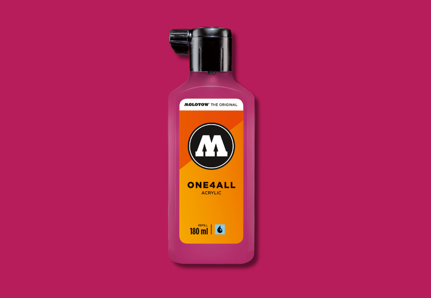 MOLOTOW ONE4ALL Refill 180ml - 232 Magenta image