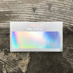 Super Tack Holographic Sticker Pack 50pc - Hello White image 0