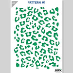 QBIX Stencil 1 Layer - Plastic - Pattern - Panther Print image 2