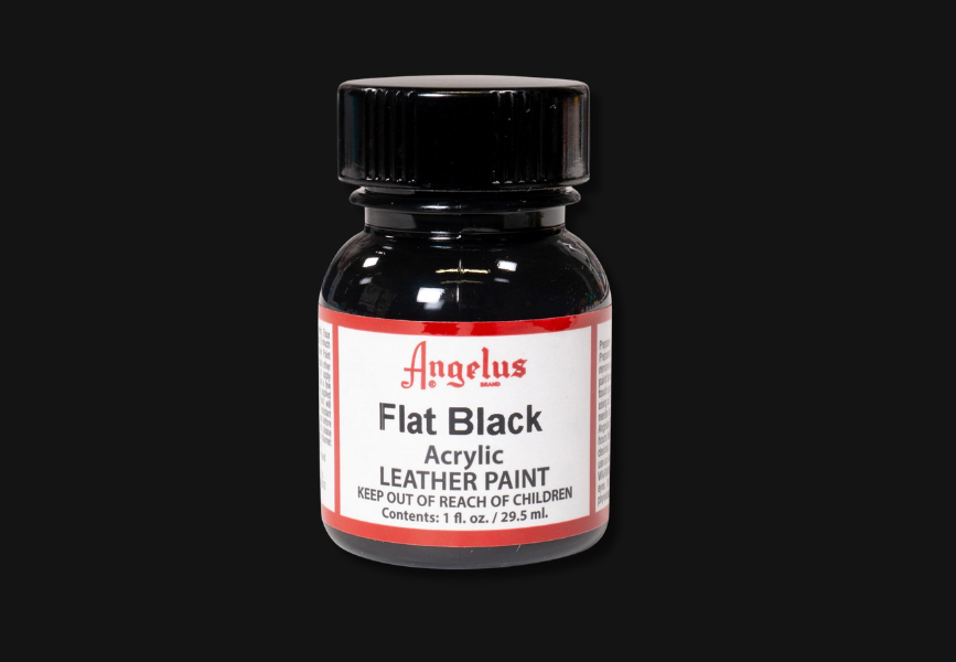 Acrylic Leather Paint - Flat Black image