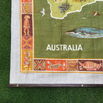Westraliana Wall Hanging Large - Australia 2 (Green Hues) image 2