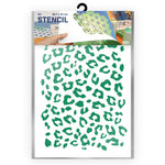 QBIX Stencil 1 Layer - Plastic - Pattern - Panther Print image 0